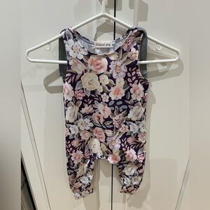 Floral Sleeveless Baby Romper 12-18m